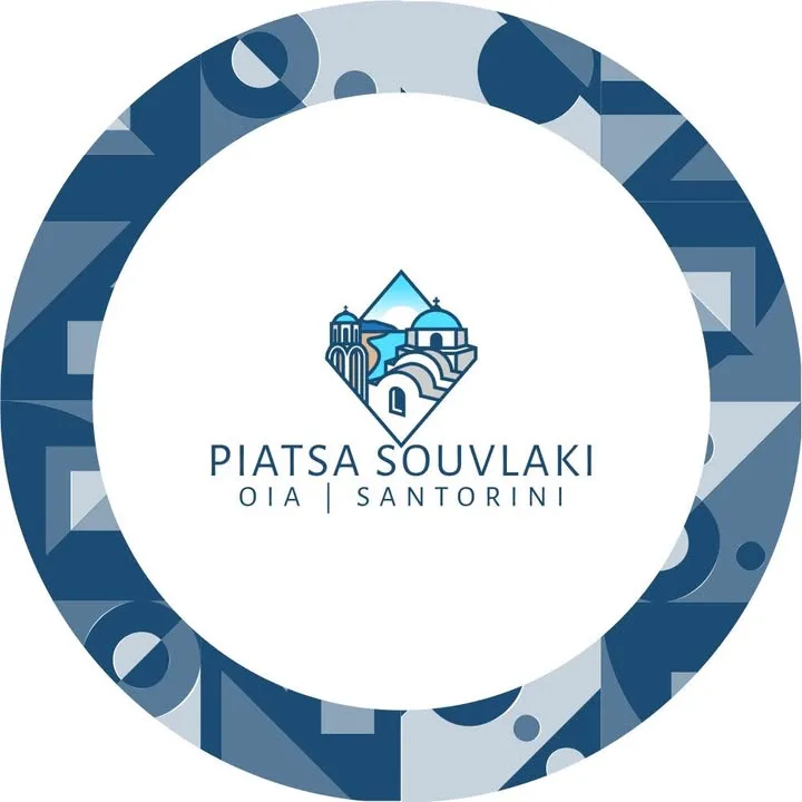 Piatsa Souvlaki Oia Santorini brand mark